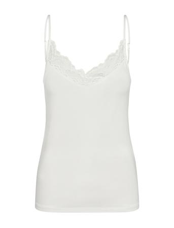 Sc-Marica Tops T-shirts & Tops Sleeveless White Soyaconcept