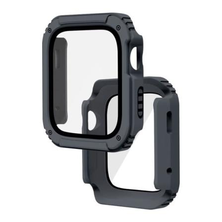 Fuld beskyttelse Hærdet glas Apple Watch Series 3 / 2 / 1 42mm Grå Grå