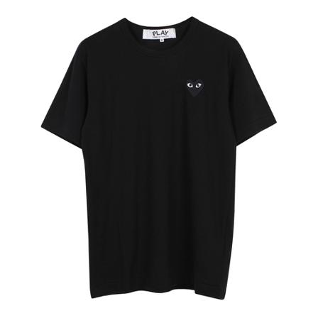 Comme des Garçons Play, T-Shirts Czarny, Mężczyzna, Rozmiar: XL
