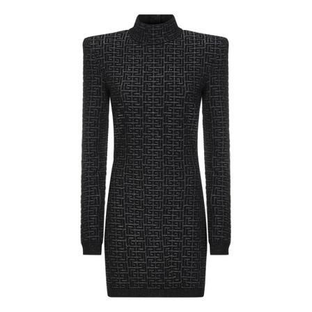 Balmain, Short Dresses Zwart, Dames, Maat:M