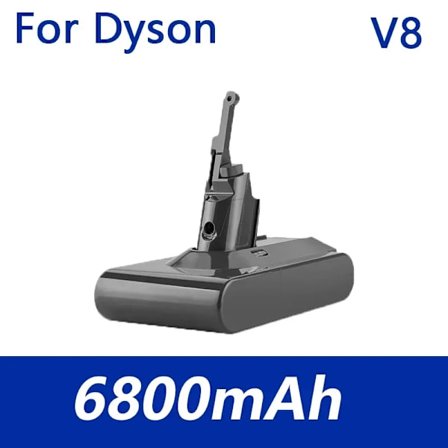aoae 21,6V til Dyson V8 Batteri Absolute V8 Animal Li-ion SV10 Støvsuger serie Genopladelige batterier