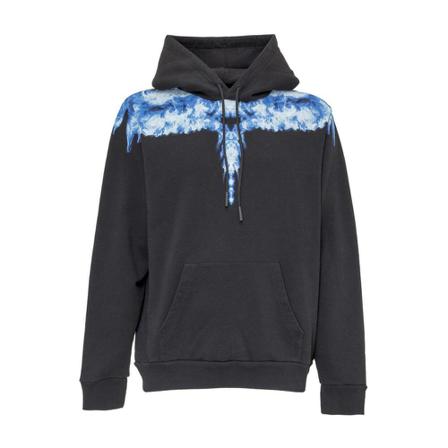 Marcelo Burlon Smoke Wings Regular Hoodie Sort, Herre