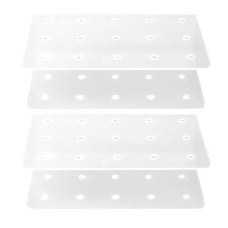 2 stk 15-hullers akryl gennemsigtig slikkepind display stativ til bryllup og fødselsdagsfester