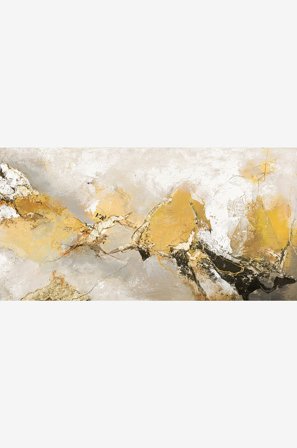 Malerifabrikken - Billede Hurricane - Gul - Billeder - 140X70 - Fra Homeroom