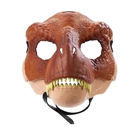 Dinosaurmaske til børn, dinosaurlegetøj med åbnende bevægelig kæbe, dyremaske