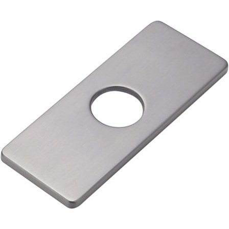 Hulldeksel Dekkplate Enkelt Hull Kjøkkenvask Kran Rosett, Firkant Dekkplate Rustfritt Stål Rosett for å Dekke Ubrukte Monteringshull, Benkeplate