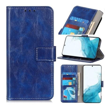 Crazy Horse Texture Pu- Case För Samsung Galaxy S22 5g
