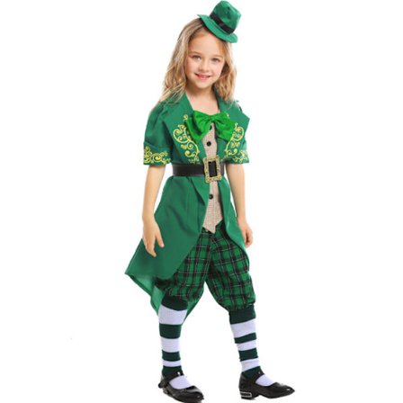 St. Patrick' Day Girls Fairy Dwarf Dress