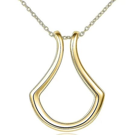 Ringholder Halskjede for Kvinner Jenter Ring Keeper Halskjede for Kone Kjæreste Mamma Ring Keeper Anheng Smykker Gaver