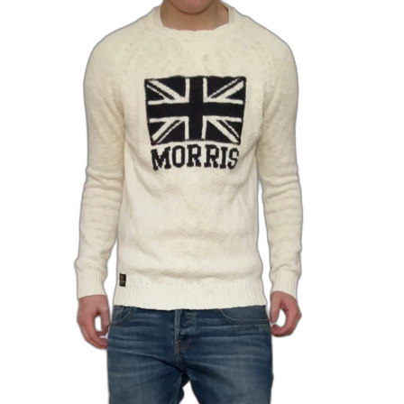 Vit Morris Storbritannien tröja