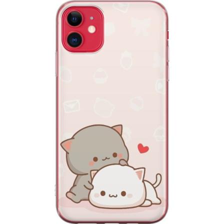 Apple iPhone 11 Läpinäkyvä kuori Kawaii