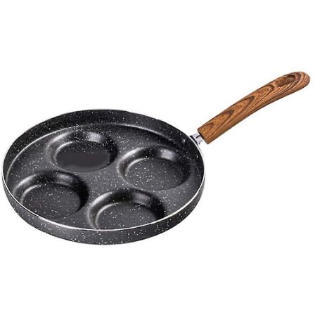 Ägg stekpanna. 3/4 kopp äggkokare stekpanna non-stick aluminiumlegering multiägg