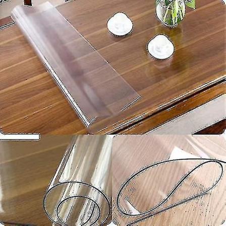 PVC-bordbeskytter/borddeksel Transparent tilpasset (tilgjengelig i (160x90 cm)