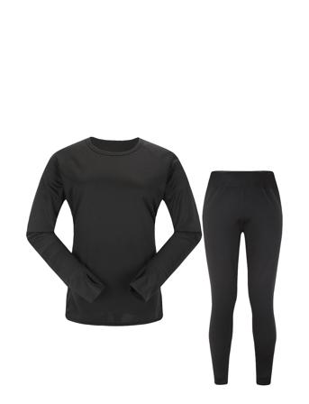Østerøy Base Layer Sets Svart Skogstad