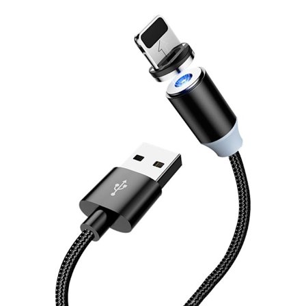 usb-c magnet laddare svart