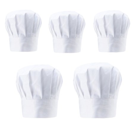 5 kpl unisex-polycotton-kokin hattu säädettävällä joustavalla nauhalla