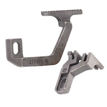 Kangas syöttöhampaat Premium Metalli Korkea Kovuus Kestävä Kulutuskestävä Ei Burr Kannettava Helppo Asennus Neljä Lankahammasta