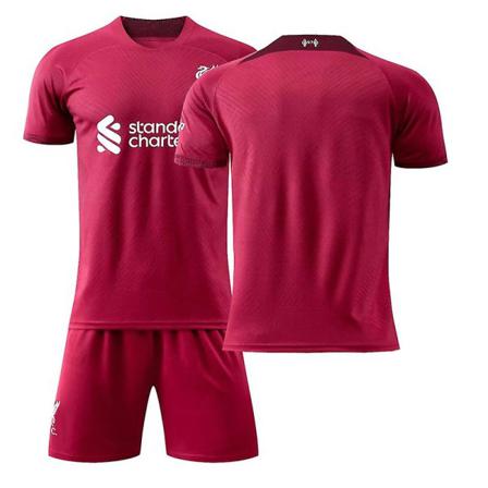 22-23 Liverpool Home No. 11 Salah Jersey Set Med Strumpor 16