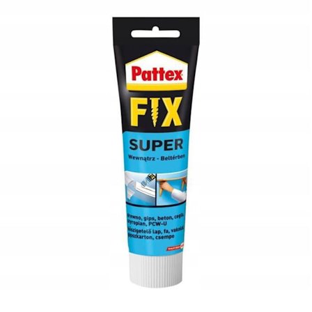 Monteringslim - Pattex - Fix Super 50g - Universell uten løsemidler for tre, keramikk, gips