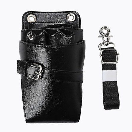 Saks taske bælte, læder frisør pung hylster salon barber frisør værktøj taske til kamme, clips julegave og nytårsgaver