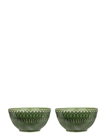 Daisy Small Bowl 2-Pack Home Tableware Bowls Breakfast Bowls Grön PotteryJo