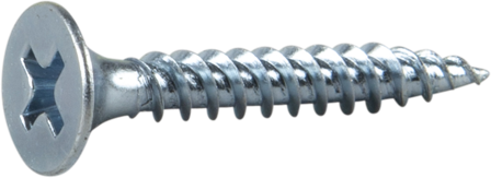 ESSVE 522125 Kipsilevyruuvi teräskoolaukseen, Ø3,5 mm, PH2 FZB 25 mm, 1000 kpl, Kiinnitys