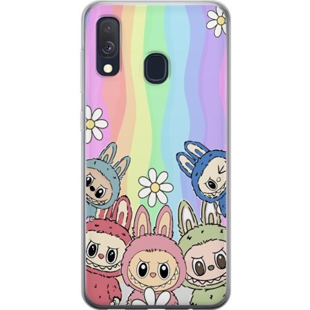 Kompatibel Mobilcover til Samsung Samsung Galaxy A40 Regnbage