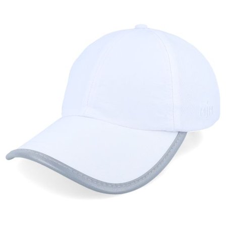 MJM Hats - Vit unconstructed Keps - Polyamide/Polyester White Dad Cap @ Hatstore