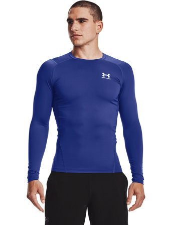 Under Armour Ua Hg Armour Comp Ls - Blue - M