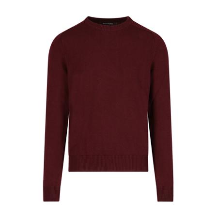 Tom Ford, Round-neck Knitwear Rood, Heren, Maat:XL