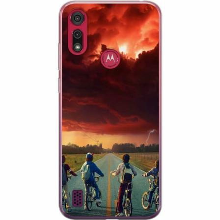 Motorola Moto E6s (2020) Genomskinligt Skal Stranger Things