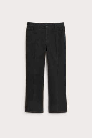 Kappahl | Manchesterbukse med kick flare | Svart