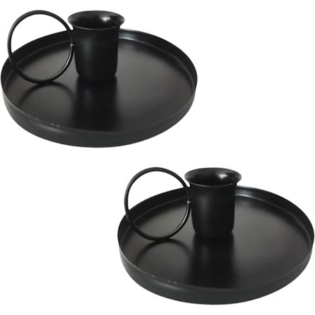 Kynttilänjalat, musta rautainen kynttilänjalka, metallinen kynttilänjalka, metalliset votiivikynttilänjalat, retro mustat rautaiset kynttilänjalat, 