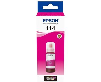 Epson 114 EcoTank Magenta Ink bottle - Magenta påfyllnadsbläck Epson 114