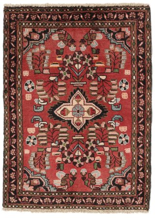 Oriental Lillian Rug 68X95 Dark Red/Black (Wool, )