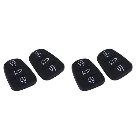 6 kpl käytännöllinen auton avaimen kuori 3 painiketta taittuva kaukosäädin auton avaimen fob kotelo Hyundai I10 I20 I30 (musta)