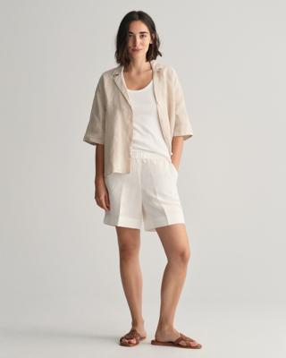 GANT - Pull-On-shorts i linblanding - Dame - 38