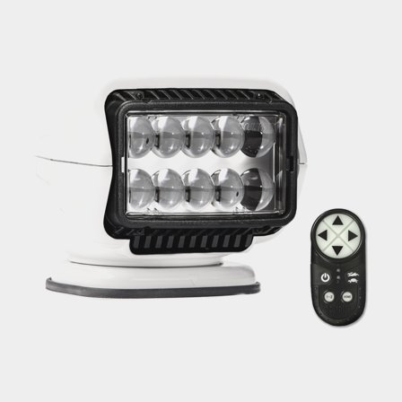 Scheinwerfer / Suchscheinwerfer Golight ST 3000, LED, 12V, weiß, neig- & drehbar, mit drahtloser Steuerung - Boot
