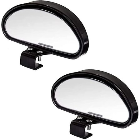 2 st döda vinkeln spegel, bil döda vinkeln spegel, för alla bilar - justerbar vinkel konvex spegel