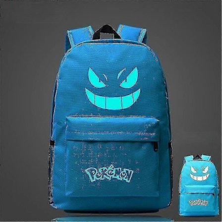 Ny Pokémon Ryggsäck Luminous Skolväska För Pojkar Flickor Studenter Resväska Vattentät Slitstark Mochilas