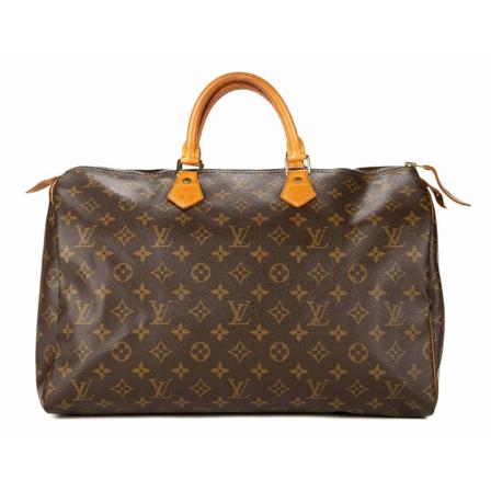 Louis Vuitton Vintage Speedy 40 brun, Dam Vintage Väskor, Dam, Storlek: ONE SIZE