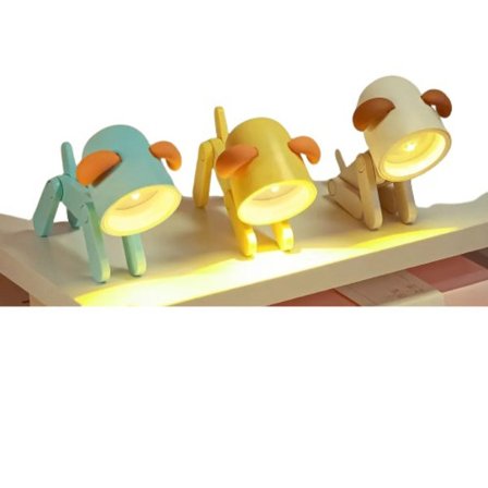 Slumpmässiga Stilar Kreativt Led Mini Natt Ljus Student Gåvor Tecknad Djur Vikning med öron liten bordslampa