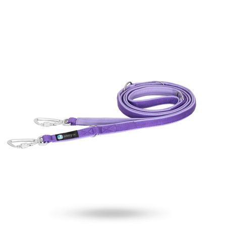 Anny-X - Anny-X Safety Fun Kobbel - Lavender - Tekstilkobbel, Rullekobbel, Kjørestrikk, Lærkobbel & Øvrige hundekobbel på Doggie.no - for store hunder