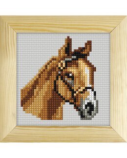 Broderikit Billede Hest - Orchidea