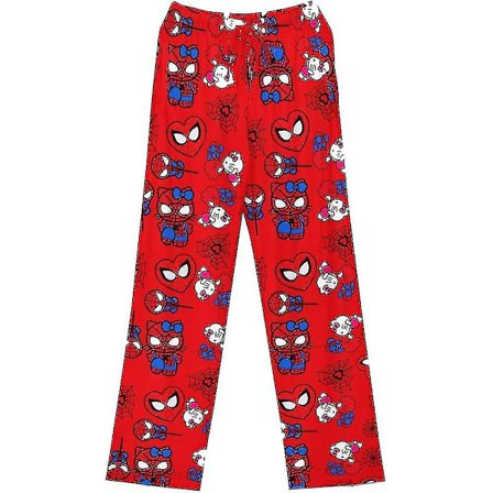 Cartoontryckta Pyjamasbyxor Avslappnade Sovkläder Loungewear Byxor Underdelar för Kvinnor Tonåringar Flickor