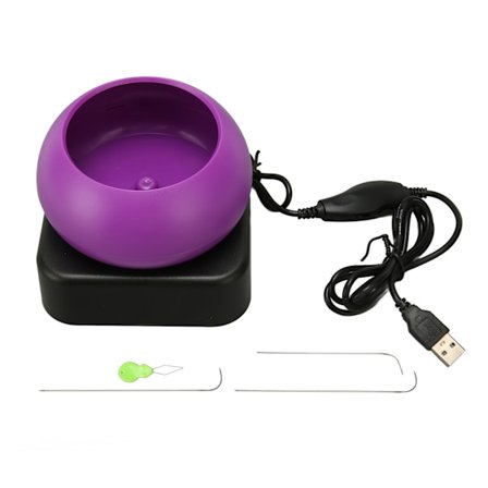 Sähköinen helmikulho säädettävällä nopeudella CW CCW pyöriminen USB-virta sähköinen helmikone rannekoru kaulakoru korut