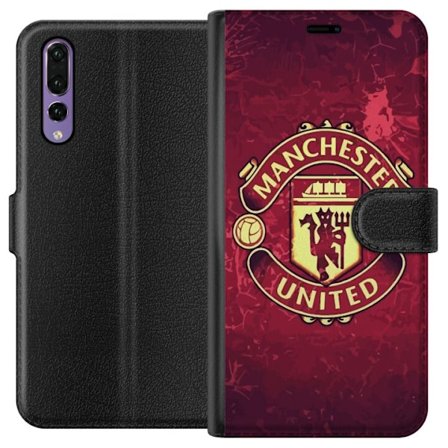 Kompatibelt Plånboksfodral till Huawei Huawei P20 Pro Manchester United FC