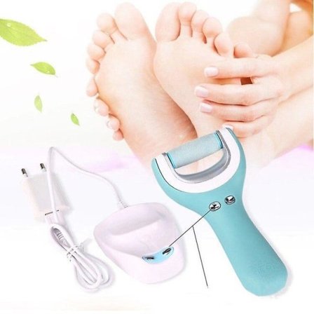 Scholl Velvet Smooth våt och torr elektrisk fotfil Blå