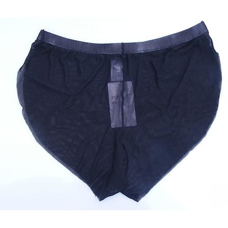 Herr Mesh Underkläder Transparenta Sexiga Herr Sidoslitsade Sportbyxor Underkläder 047 Slav Baby Samma Stil - Röd - Xxl