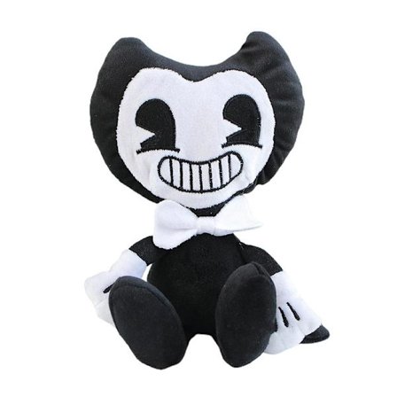 Bendy And The Ink Plysch Gosedjur Svart & Vit Bendy And The Ink Machine Gosedjur För Barns Fansamling
